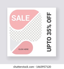 Unique Editable modern Social Media banner Template. Anyone can use This Design Easily. Promotion web banner for social media. Elegant sale and discount promo - Vector.