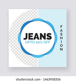 Unique Editable modern Social Media banner Template. Anyone can use This Design Easily. Promotion web banner for social media. Elegant sale and discount promo - Vector.