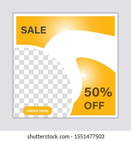 Unique Editable modern Social Media banner Template. Anyone can use This Design Easily. Promotion web banner for social media. Elegant sale and discount promo