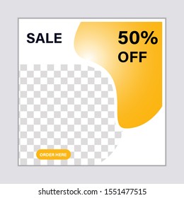 Unique Editable modern Social Media banner Template. Anyone can use This Design Easily. Promotion web banner for social media. Elegant sale and discount promo