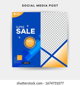 Einzigartige Editierbare, moderne Social Media Banner Vorlage. Werbebanner für Social Media Post. 