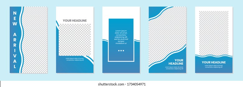 Unique Editable modern Social Media Ocean Blue Wave Fluid Liquid Banner Template. Anyone can use This Design Easily. Promotional web banner for social media stories. Solid Blue Green Tosca Turquoise