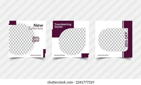 Unique Editable New Collection Social Media Banner Template