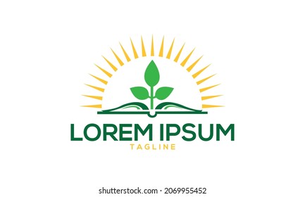 Unique education logo Modern and minimalist vector and abstract logo