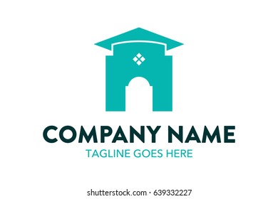 Unique Education Logo Template