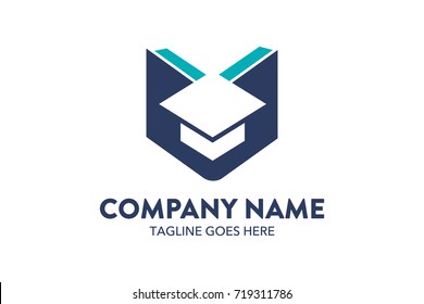 Unique Education Logo Template