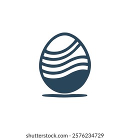 Unique egg logo for sale.