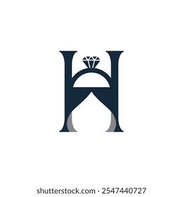 Unique and Elegance H Letter Logo 