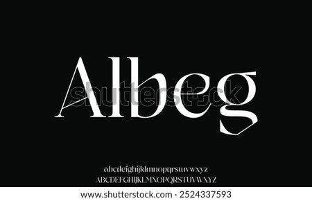 Unique and elegant alphabets display font vectorfont, alphabet, modern, elegant, luxury, typography, feminine, serif, classic, logo, display, retro, type, typo, letter, unique, vector, creative, minim
