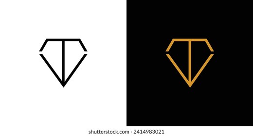  Diseño único y elegante del logotipo de Diamond T