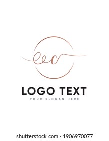 A unique and elegant fell  handwritten letter type C logo template, vector logo for business and company identity