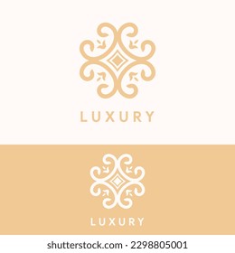 unique elegant luxury logo template