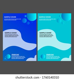 einzigartiges und elegantes modernes Buchcover-Design