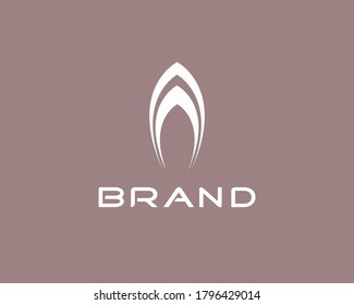 Unique elegant royalty logo , suitable for hotels or palace