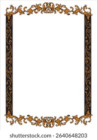 Unique Elegant Timeless Ornamental Border Decorative Vector