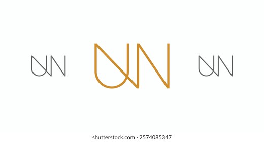 Unique and elegant UN logo design