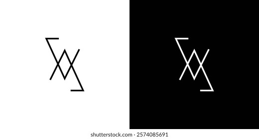 Unique and elegant X logo design