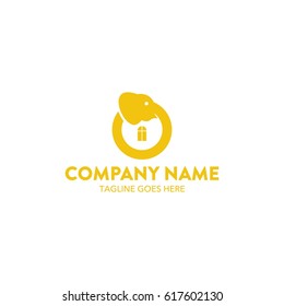 Unique Elephant Logo 