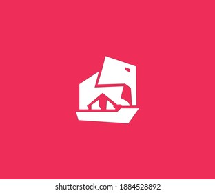 It is a unique elephant-logo design