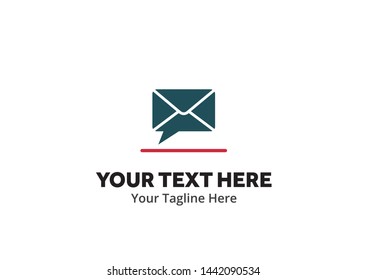 unique email message simple logo creative design in flat style with color . email message logo creative design for apps and identity business