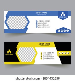 unique email signature design template