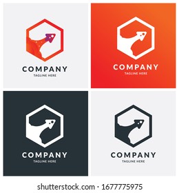 A unique, exclusive, elegant, professional, clean, simple, modren rocket logo. It would be perfect for your company