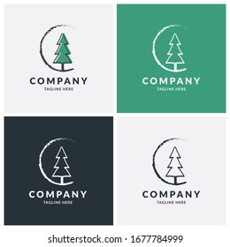A unique, exclusive, elegant, professional, clean, simple, modren pine logo. It would be perfect for your company