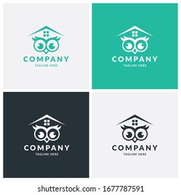 A unique, exclusive, elegant, professional, clean, simple, modren owl house logo. It would be perfect for your company