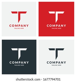 Ein einzigartiges, exklusives, elegantes, professionelles, sauberes, einfaches, modernes T-Logo. Es wäre perfekt für Ihr Unternehmen