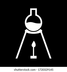 Experimento Único En Icono De Glifo Vector De Calor II
