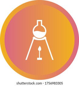 Experimento Único En Icono De Glifo Vector De Calor II