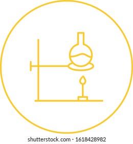 Unique Experiment On Heat I Vector Line Icon