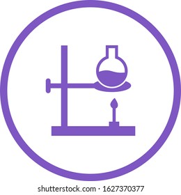 Unique Experiment Vector Glyph Icon