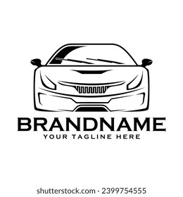 unique and eye catching sports car silhouette. cool designs suitable for all automotive industry.