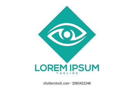 Unique eye logo Modern and minimalist vector and abstract logo