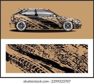 A Unique and Eye-Catching Sports Car Wrap Design