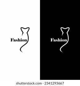 un diseño vectorial de logotipo de moda único que puede utilizar para su identidad comercial de ropa