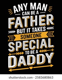 Unique Father Typography T Shirt Design 