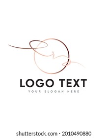 Ein einzigartiges Gefühl und beeindruckende Wirkung und ein schönes, handgeschriebenes Logo-Template des Typs R, Vectorlogo für Geschäftsleute und Firmenidentität 