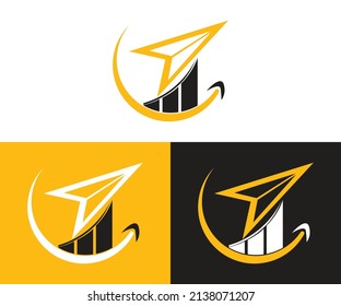 Unique financial logo design  eps