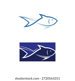 Unique Fish Logo Vector Symbol for Fishing Company Brand Design Icon