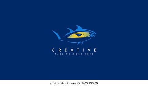 unique fishing logo template, memorable fishing logo icon. fishing vector graphic illustration