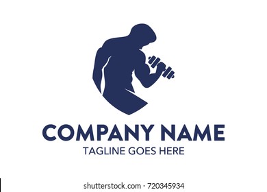 Unique Fitness And Gymnastic Logo Template