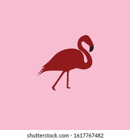 unique flamingo logo, Vector Illustration of a Flamingo.