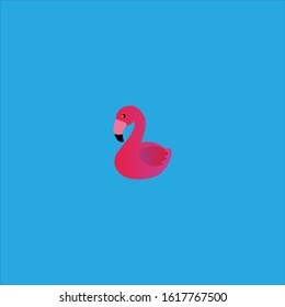 unique flamingo logo, Vector Illustration of a Flamingo.
