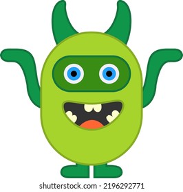 Unique Flat Style Cartoon Character