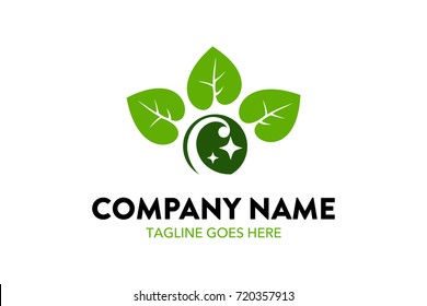 Unique Floral Flower Logo Template