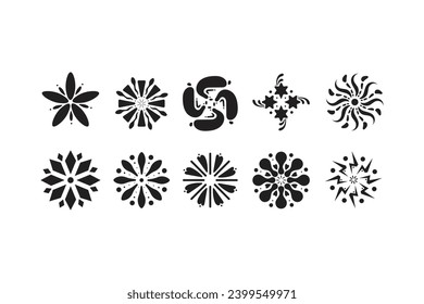 Unique Floral Pack for your Website or component of the poster etc. and its very unique because of the shape line and idea