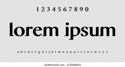 the unique font. lorem ipsum