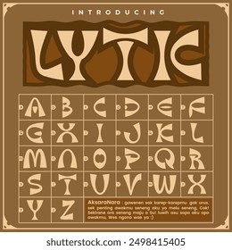 Unique Font Type Alphabets Vector Design